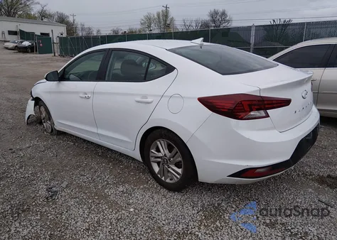 2019 Hyundai Elantra Value Edition из США, поврежденный, VIN 5NPD84LF7KH480822